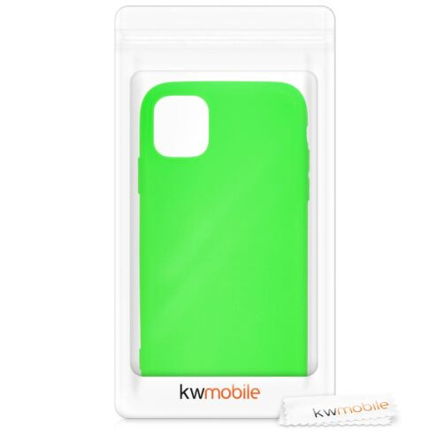 Husa pentru Apple iPhone 11, Silicon, Verde, 49783.44 fotografia produsului View 9 L