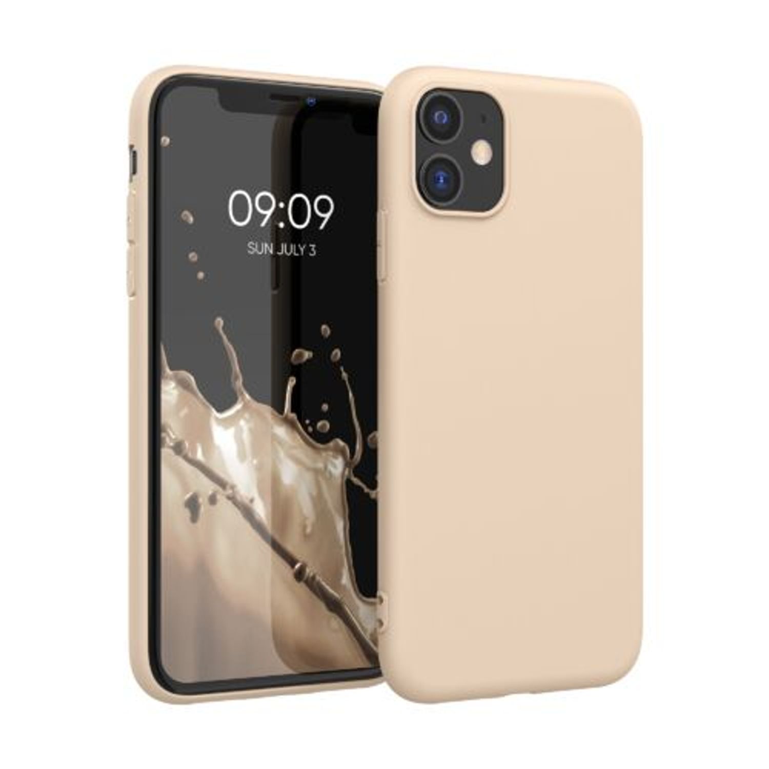 Husa pentru Apple iPhone 11, Silicon, Crem, 49787.154 fotografia produsului