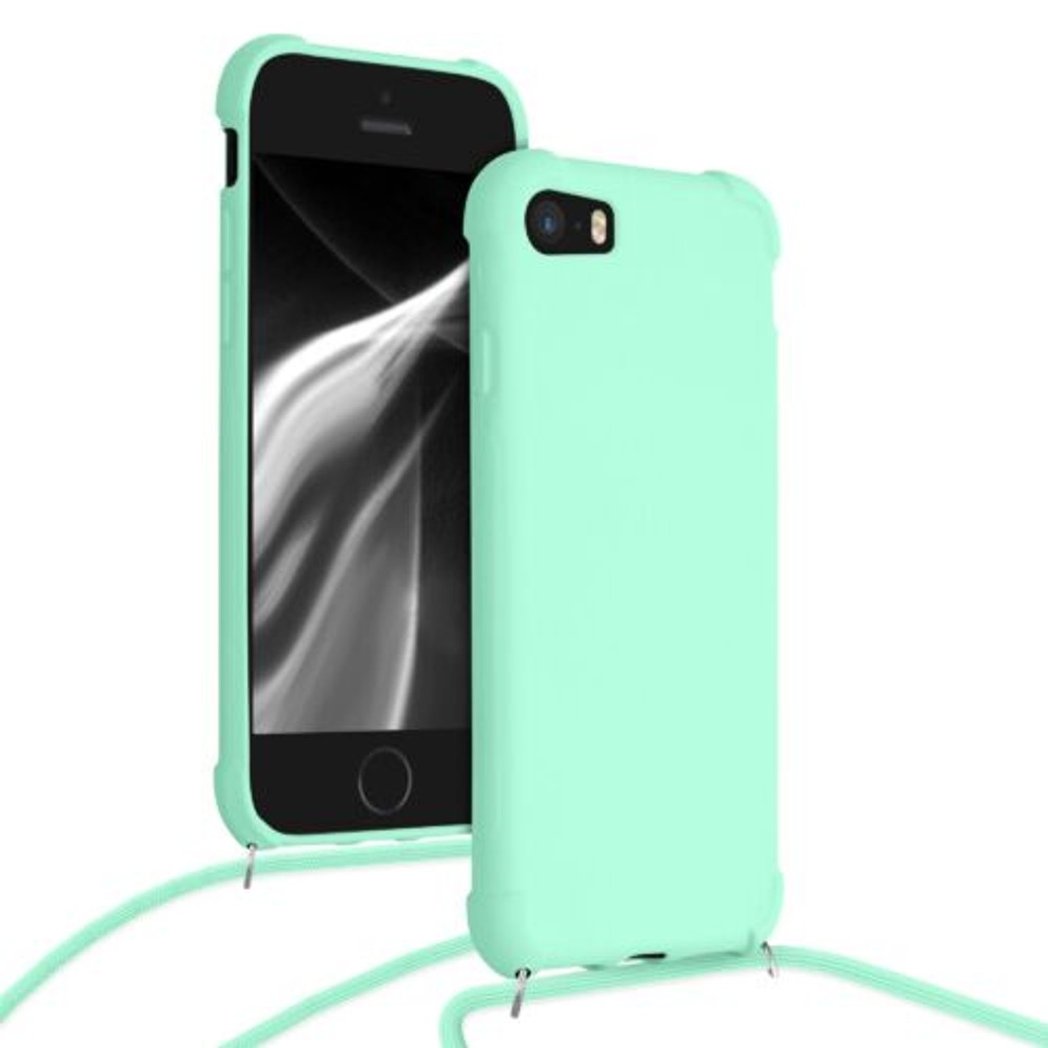 Husa pentru Apple iPhone 8/iPhone 7/iPhone SE 2, Silicon, Verde, 49920.71 fotografia produsului View 3 L