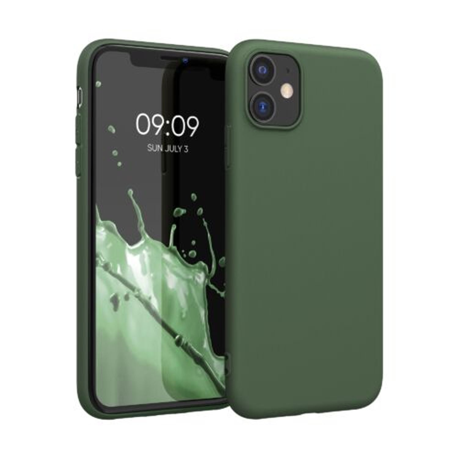 Husa pentru Apple iPhone 11, Silicon, Verde, 49787.118 fotografia produsului
