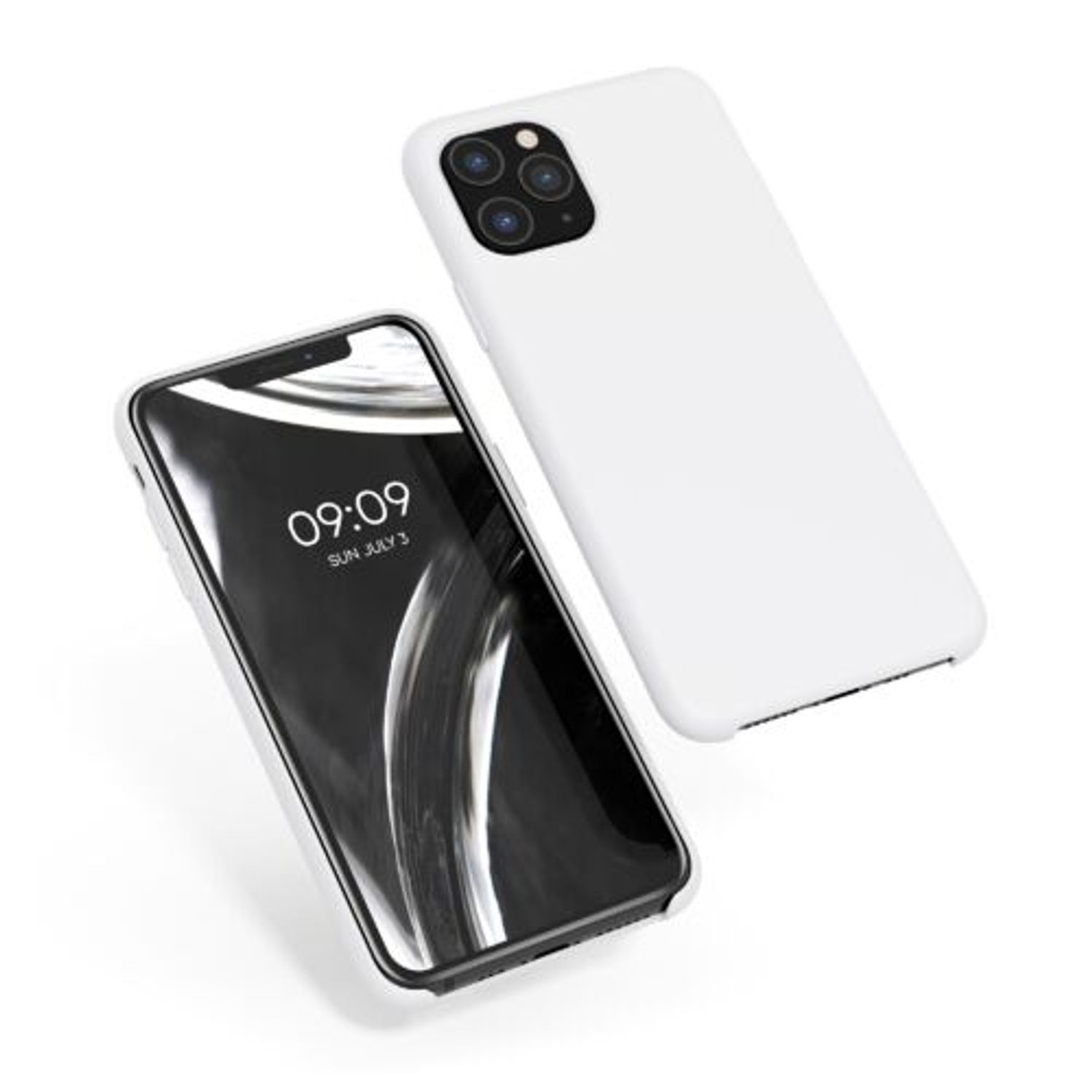Husa pentru Apple iPhone 11 Pro, Silicon, Alb, 49726.48 fotografia produsului View 2 L