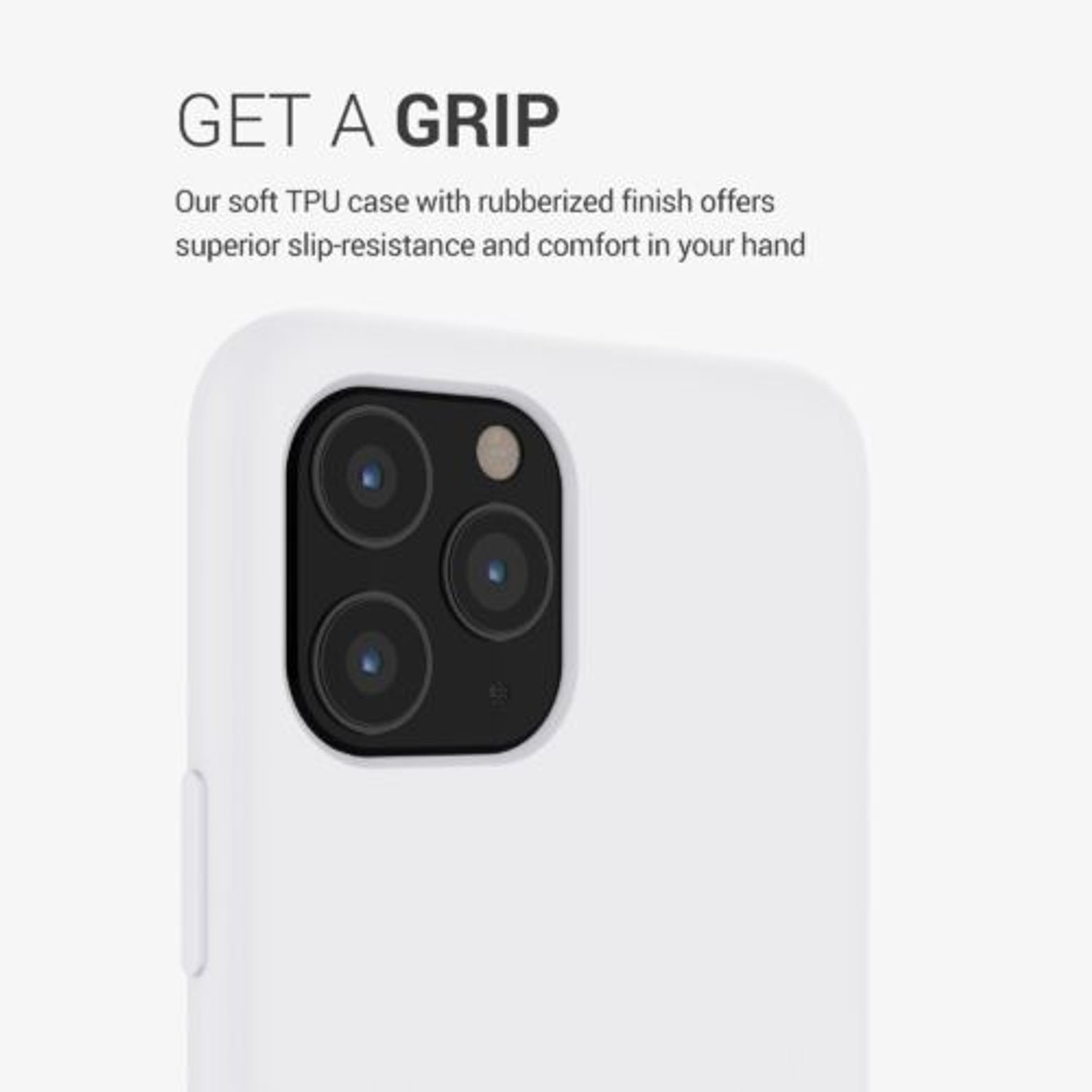 Husa pentru Apple iPhone 11 Pro, Silicon, Alb, 49726.48 fotografia produsului View 7 L