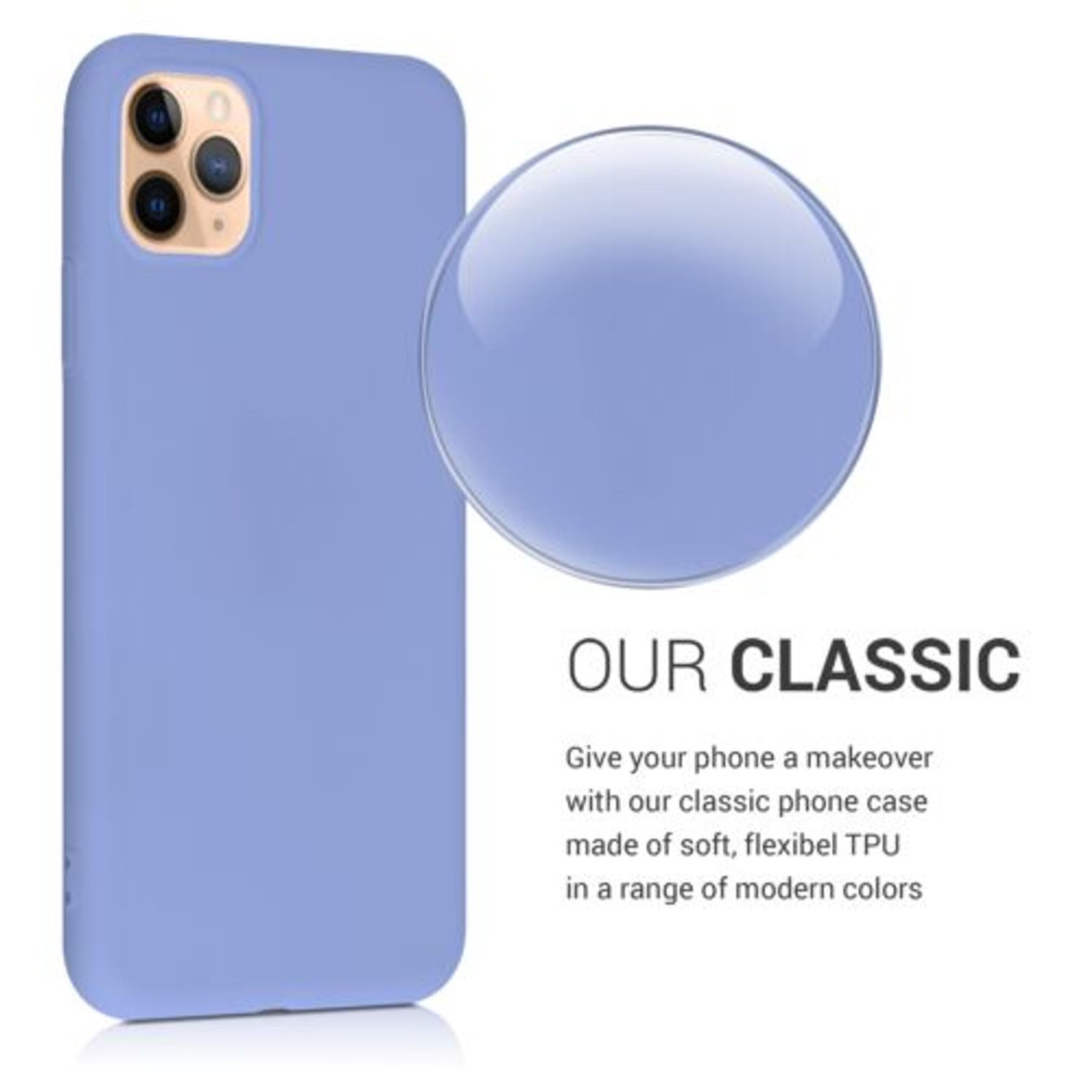 Husa pentru Apple iPhone 11 Pro Max, Silicon, Mov, 49789.136 fotografia produsului View 4 L
