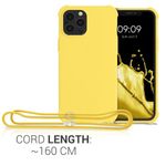 Husa pentru iPhone 12 Pro Max, Silicon, Galben, 54140.158 fotografia produsului View 4 S