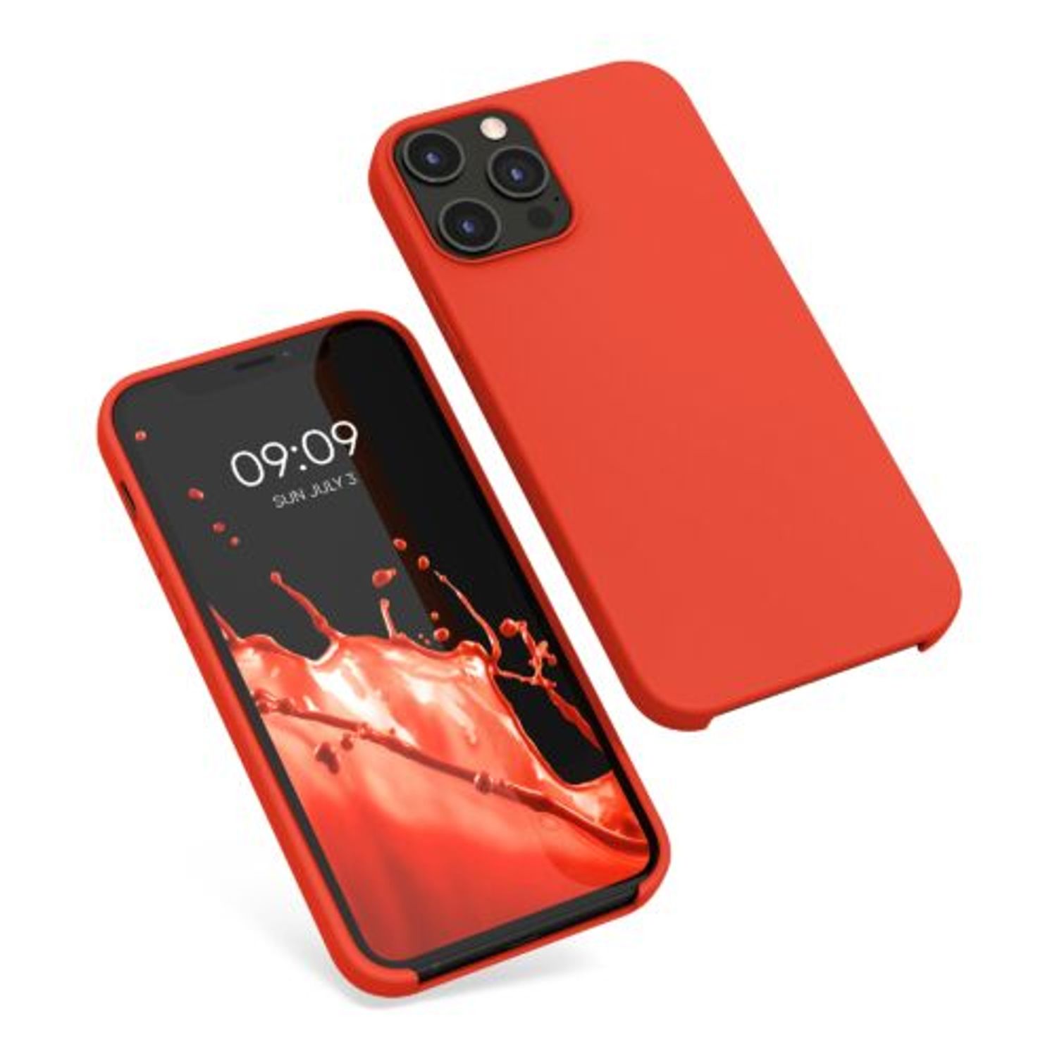 Husa pentru iPhone 12 Pro Max, Silicon, Rosu, 52644.218 fotografia produsului View 2 L