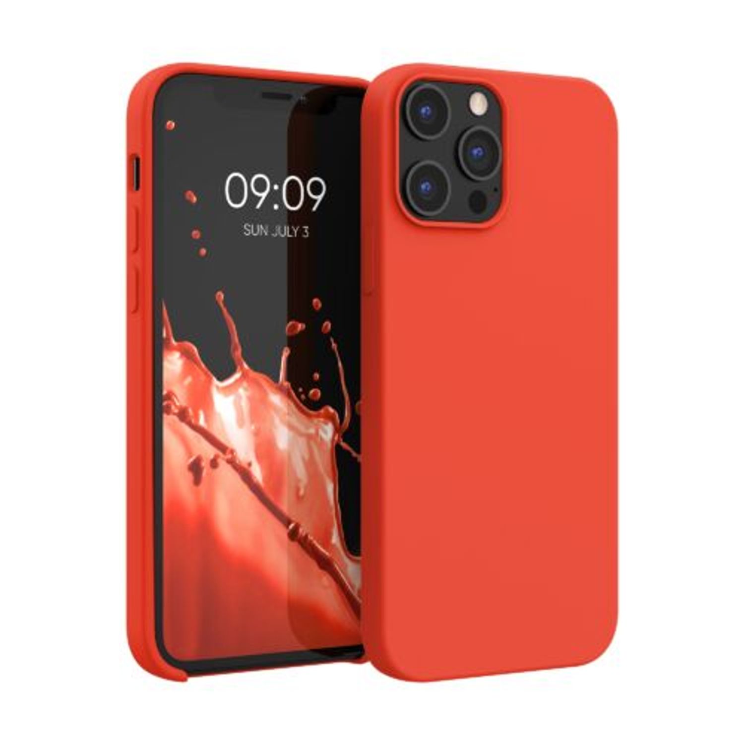 Husa pentru iPhone 12 Pro Max, Silicon, Rosu, 52644.218 fotografia produsului