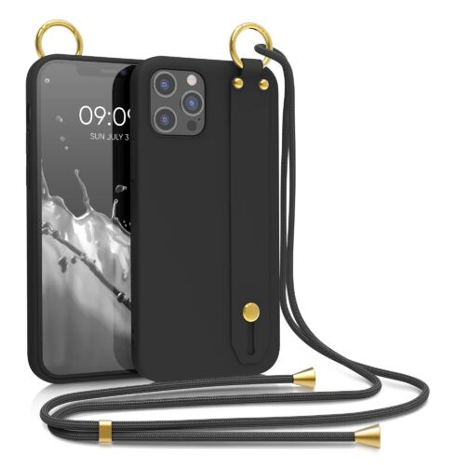 Husa pentru iPhone 12 Pro Max, Silicon, Negru, 55103.01 fotografia produsului