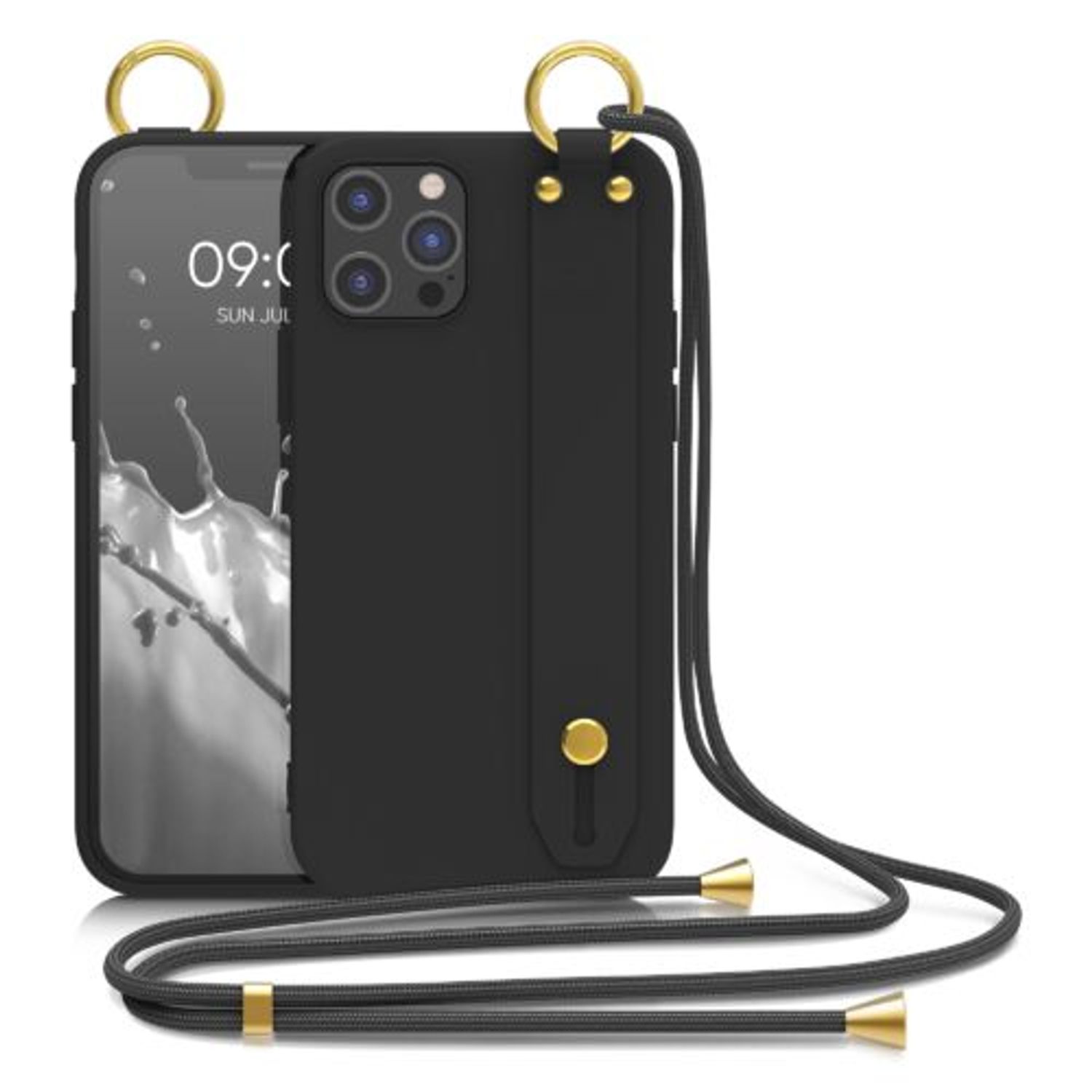 Husa pentru iPhone 12 Pro Max, Silicon, Negru, 55103.01 fotografia produsului View 2 L