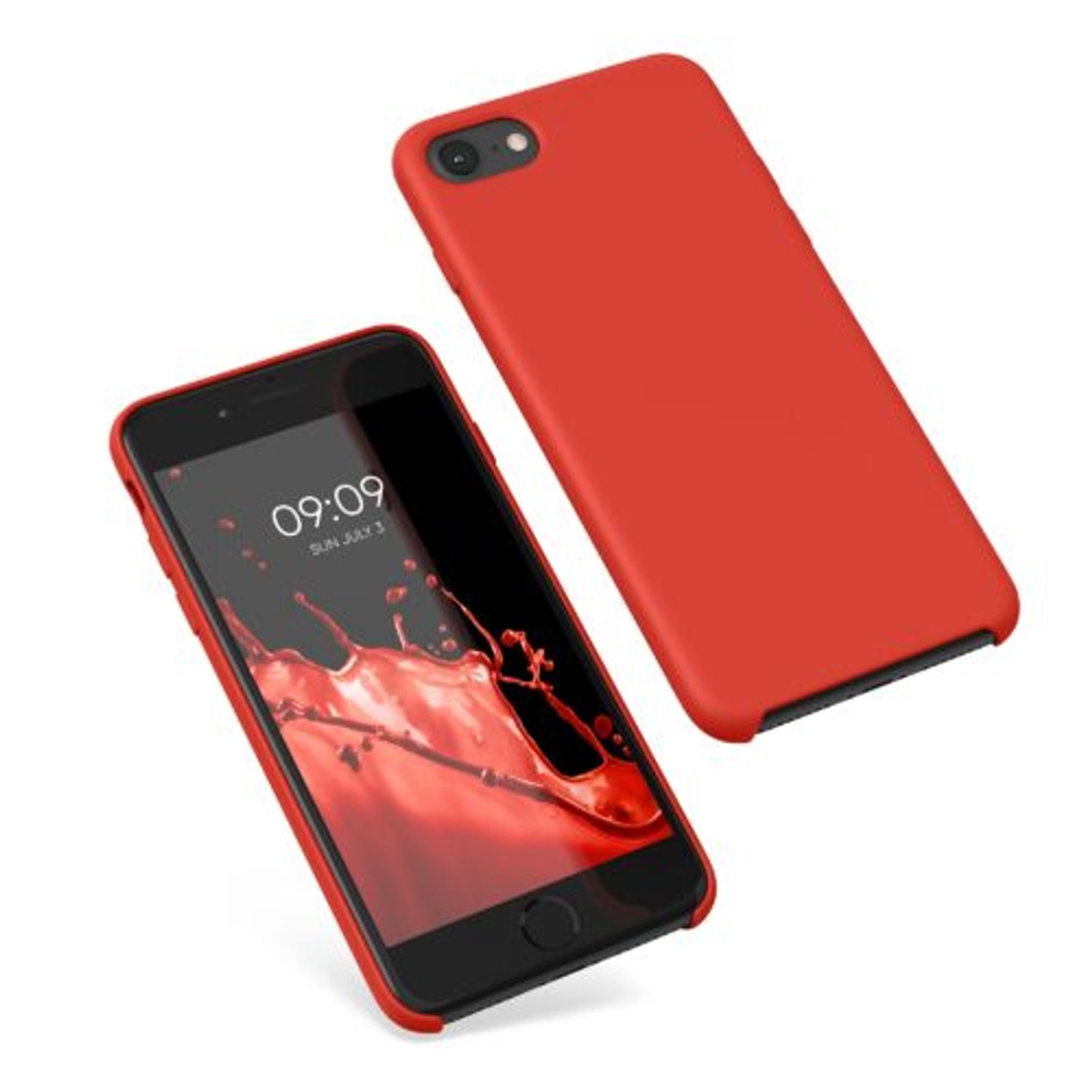 Husa pentru iPhone 8/iPhone 7/iPhone SE 2, Silicon, Rosu, 40225.218 fotografia produsului View 2 L