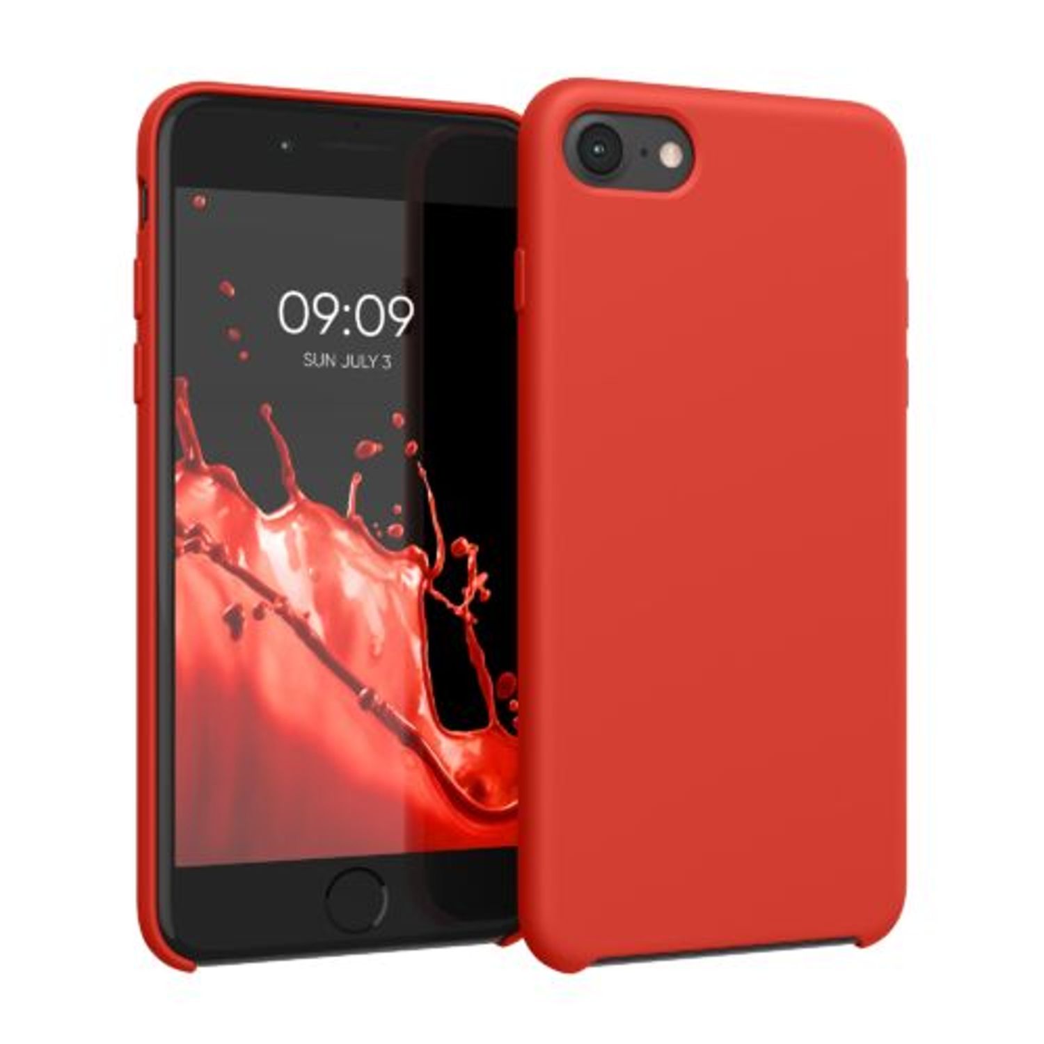 Husa pentru iPhone 8/iPhone 7/iPhone SE 2, Silicon, Rosu, 40225.218 fotografia produsului