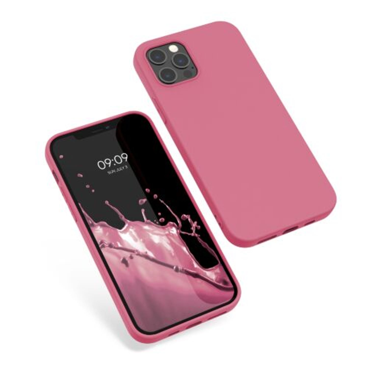 Husa pentru Apple iPhone 12 Pro Max, Silicon, Roz, 53940.212 fotografia produsului View 2 L