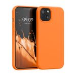 Husa pentru iPhone 13, Silicon, Portocaliu, 55878.150 fotografia produsului