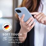 Husa pentru iPhone 13, Silicon, Albastru, 55878.58 fotografia produsului View 5 S