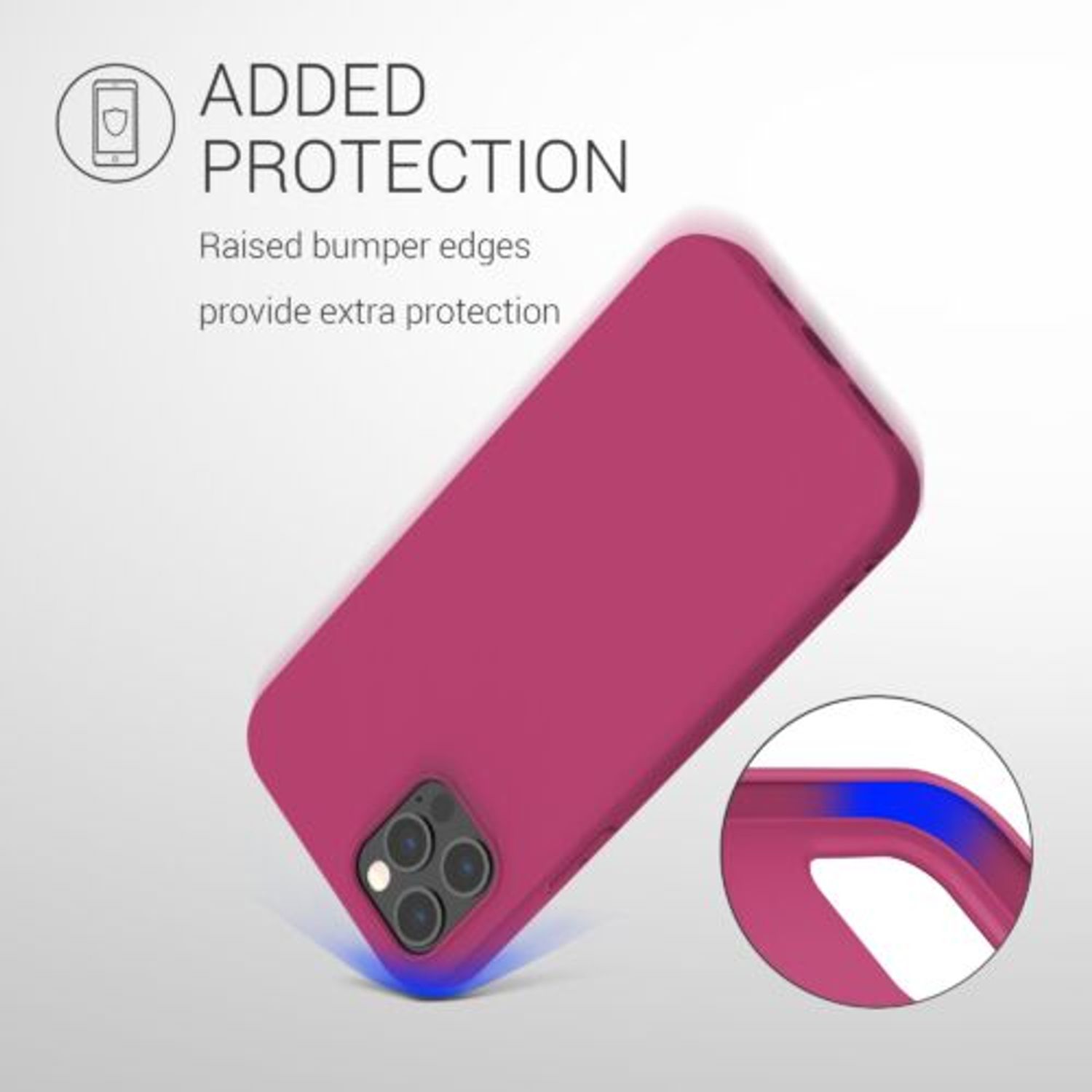 Husa pentru Apple iPhone 12 Pro Max, Silicon, Violet, 53940.213 fotografia produsului View 7 L