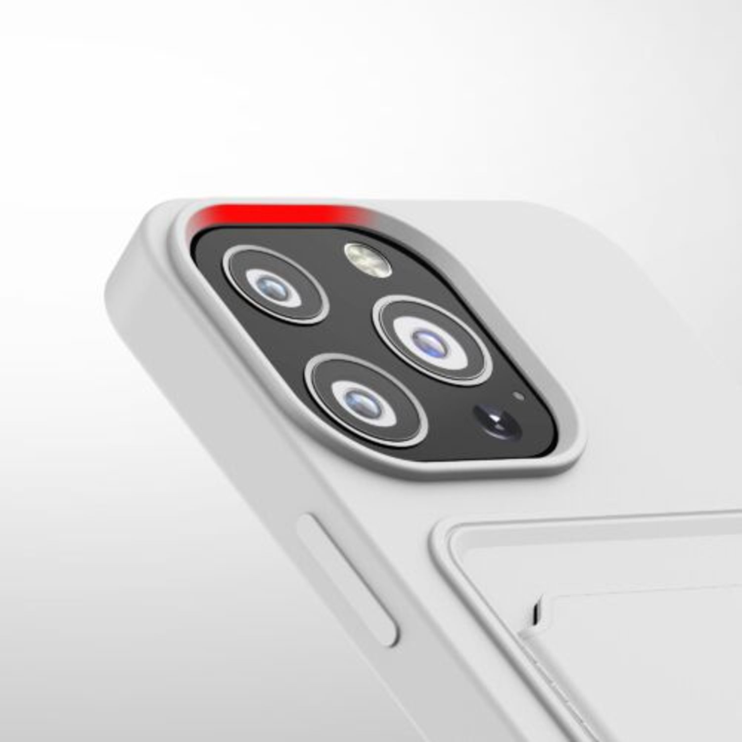 Husa pentru iPhone 13 Pro, Silicon, Alb, 55969.02 fotografia produsului View 8 L