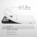 Husa pentru iPhone 13 Pro, Silicon, Alb, 55969.02 fotografia produsului View 3 S