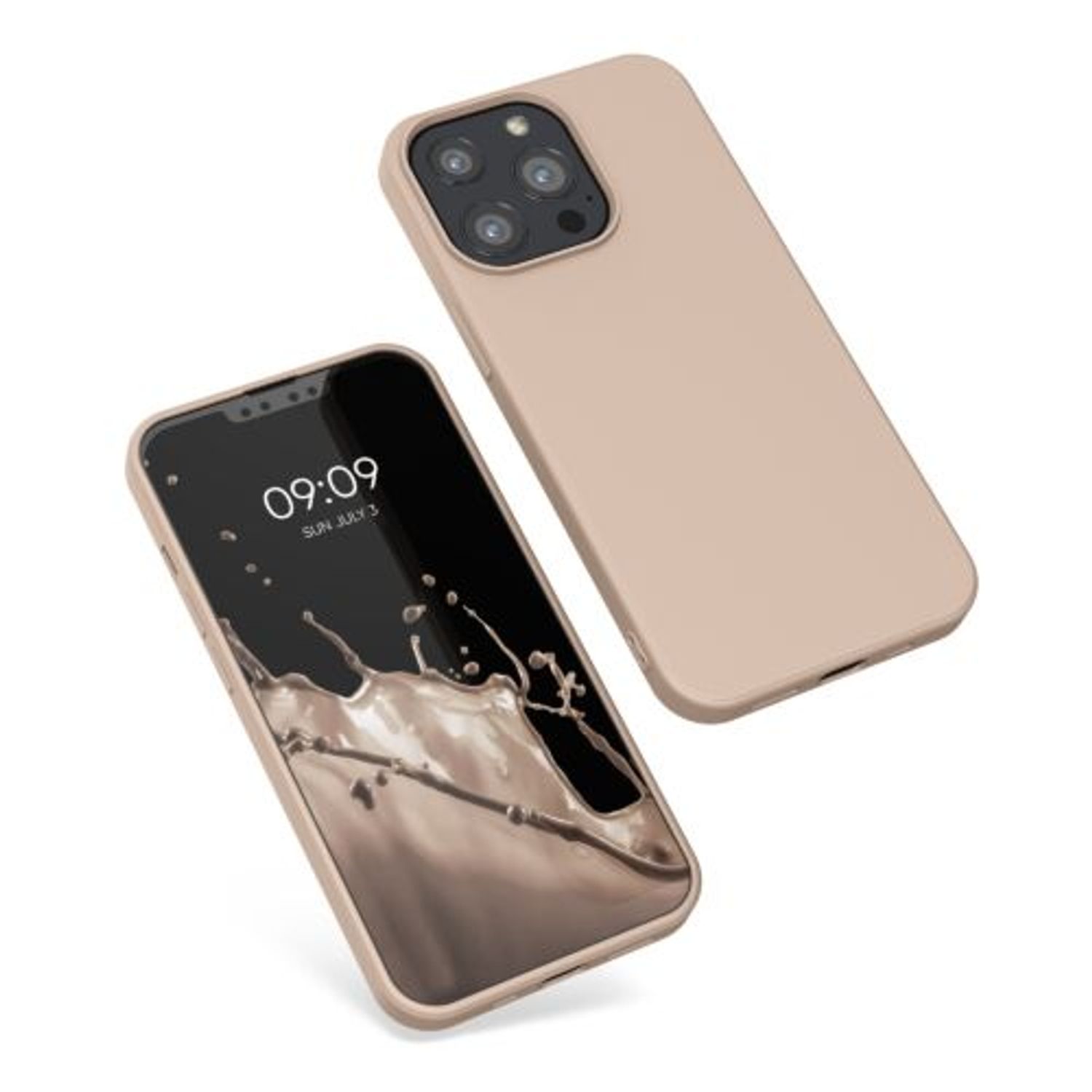 Husa pentru iPhone 13 Pro, Silicon, Crem, 55962.154 fotografia produsului View 2 L