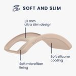 Husa pentru iPhone 13 Pro, Silicon, Crem, 55962.154 fotografia produsului View 3 S
