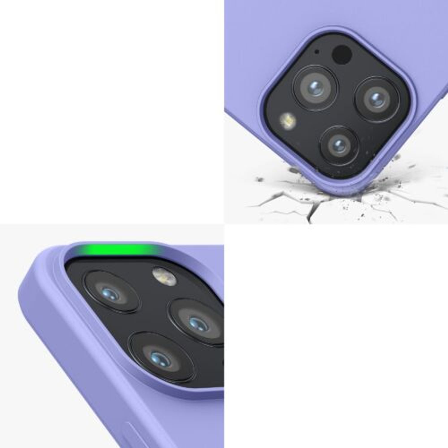 Husa pentru iPhone 13 Pro, Silicon, Albastru, 55962.139 fotografia produsului View 9 L