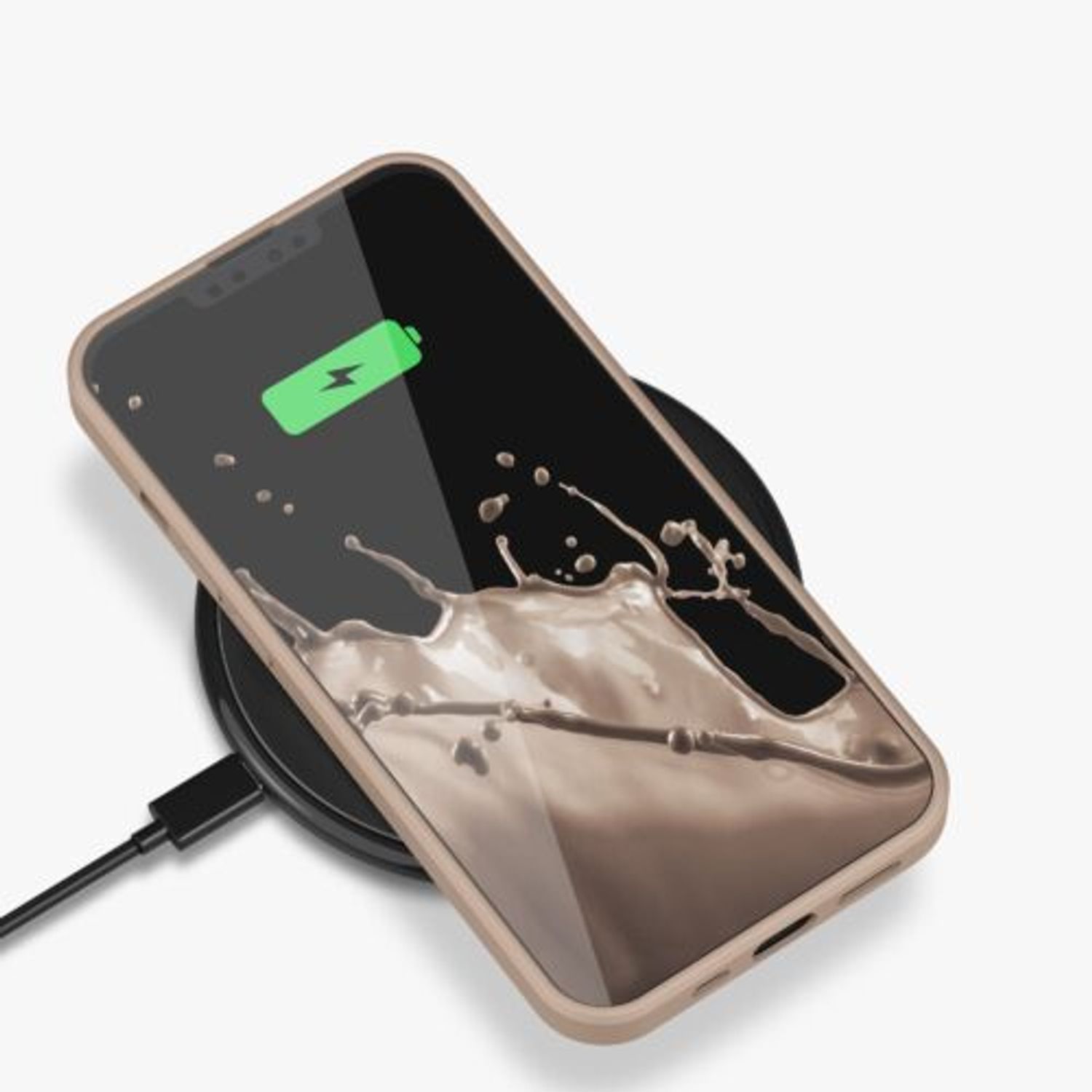Husa pentru iPhone 13 Pro, Silicon, Crem, 55962.154 fotografia produsului View 11 L