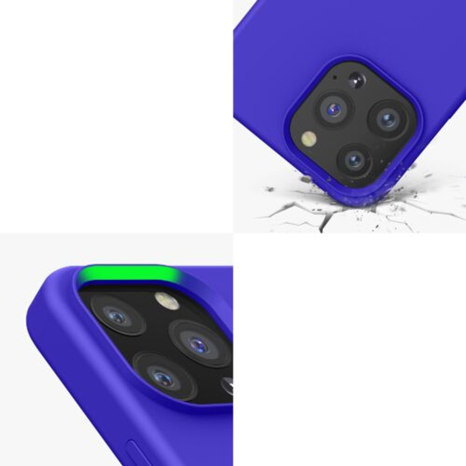 Husa pentru iPhone 13 Pro, Silicon, Albastru, 55880.134 fotografia produsului View 9 L