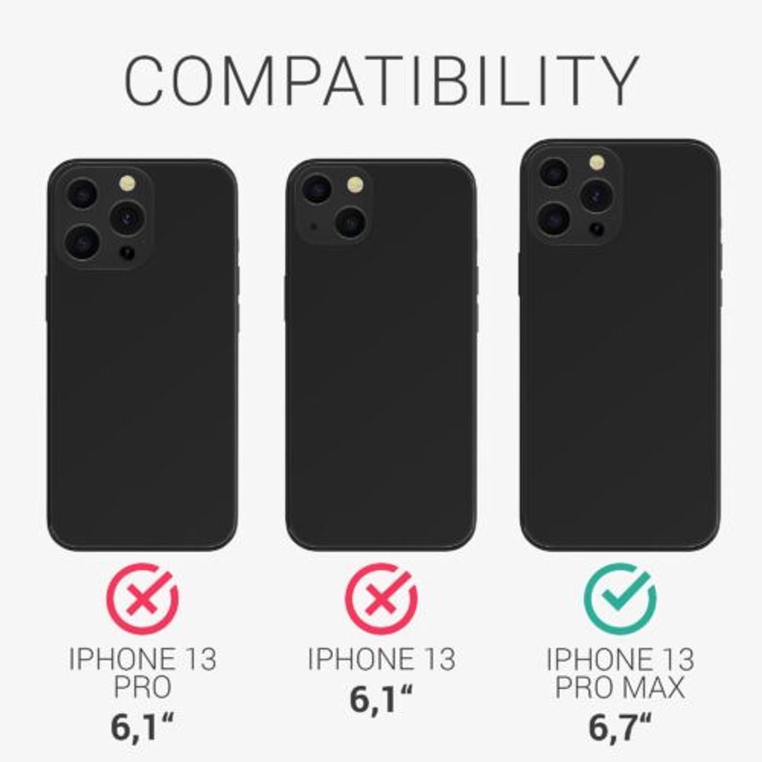 Husa pentru iPhone 13 Pro Max, Silicon, Multicolor, 55974.01 fotografia produsului View 6 L