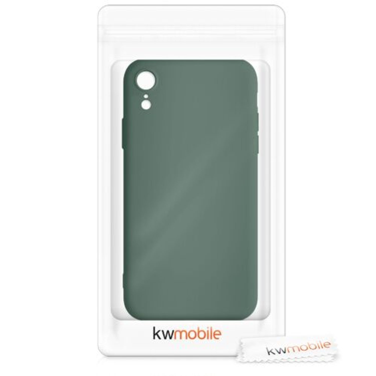 Husa pentru iPhone XR, Silicon, Verde, 49983.166 fotografia produsului View 8 L