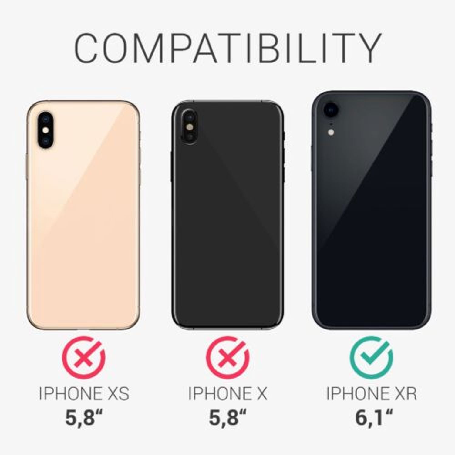 Husa pentru iPhone XR, Silicon, Negru, 55116.01 fotografia produsului View 6 L