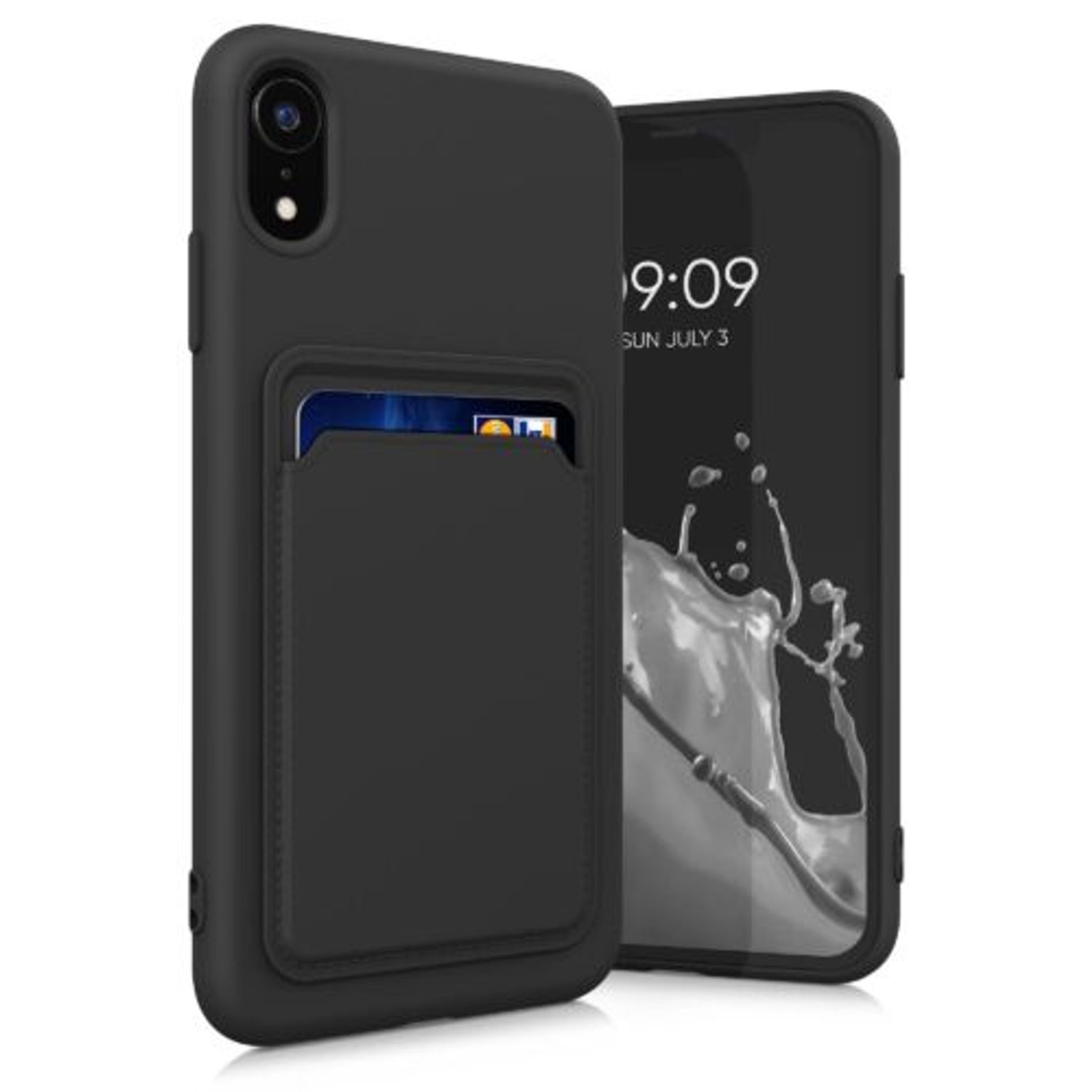 Husa pentru iPhone XR, Silicon, Negru, 55116.01 fotografia produsului View 2 L