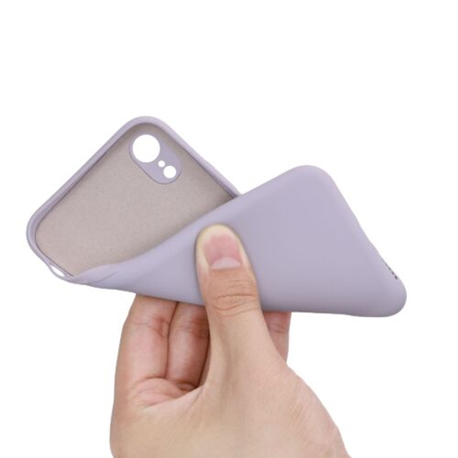 Husa pentru Apple iPhone XR, Silicon, Mov, 49983.192 fotografia produsului View 6 L