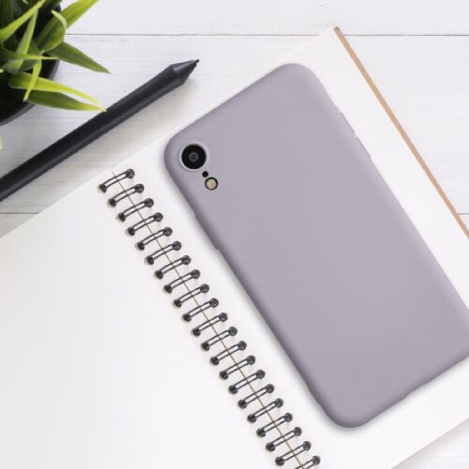 Husa pentru Apple iPhone XR, Silicon, Mov, 49983.192 fotografia produsului View 9 L