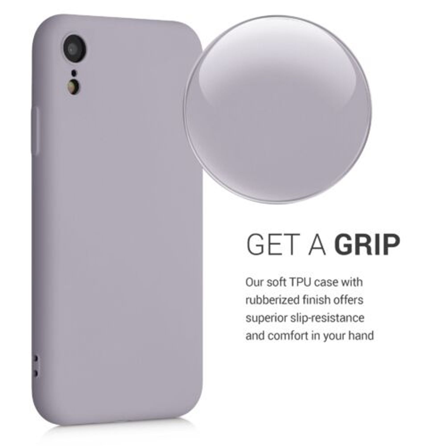 Husa pentru Apple iPhone XR, Silicon, Mov, 49983.192 fotografia produsului View 3 L