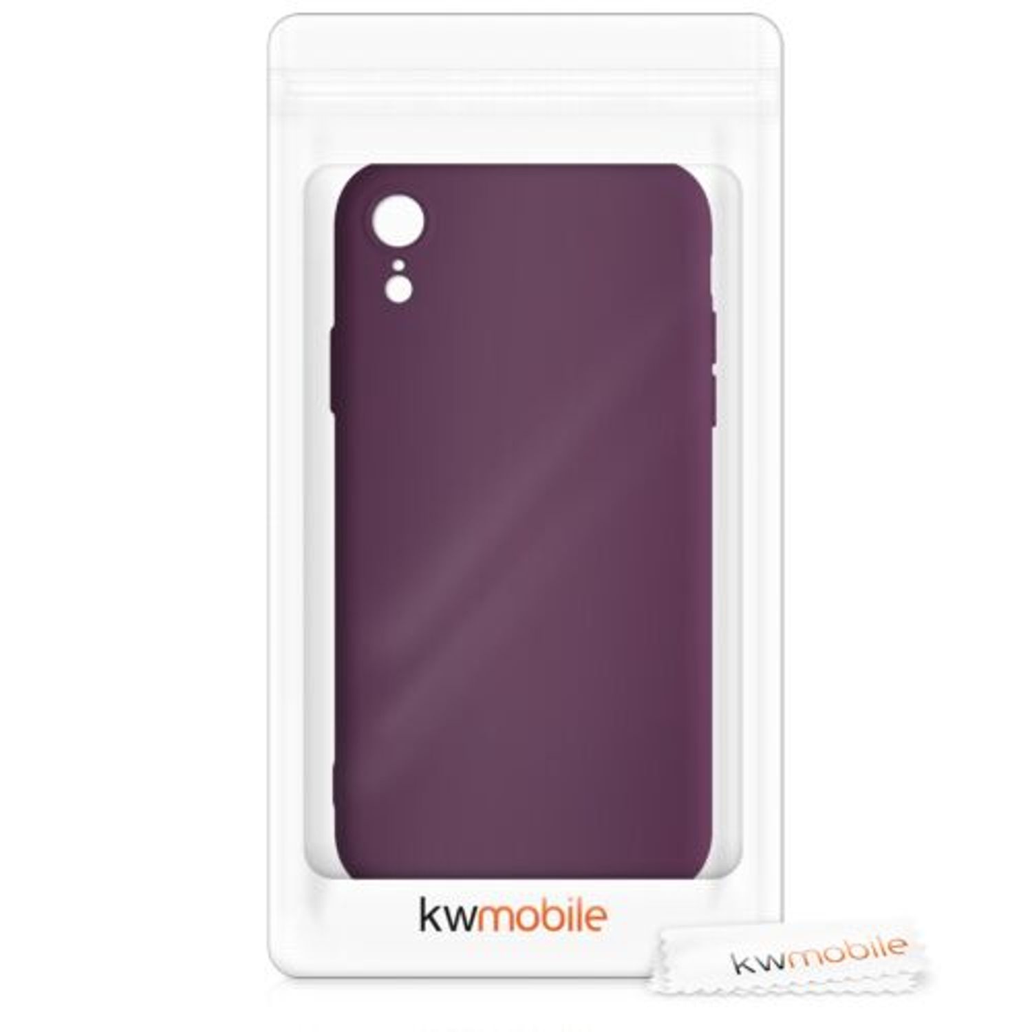 Husa pentru Apple iPhone XR, Silicon, Violet, 49983.187 fotografia produsului View 7 L