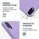 Husa pentru iPhone XR, Silicon, Mov, 45910.222 fotografia produsului View 4 S
