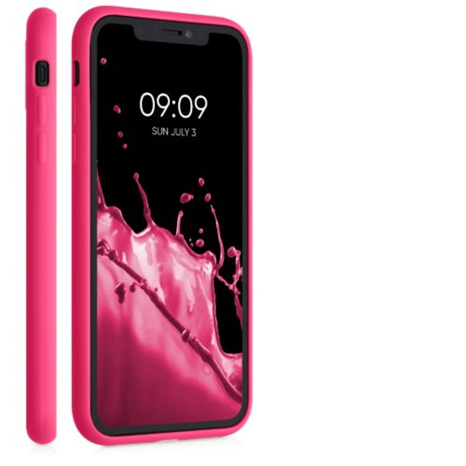 Husa pentru iPhone XR, Silicon, Roz, 49101.77 fotografia produsului View 9 L