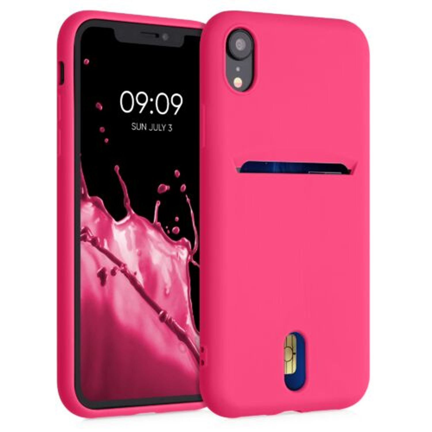 Husa pentru iPhone XR, Silicon, Roz, 49101.77 fotografia produsului