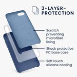 Husa pentru Apple iPhone 8/iPhone 7/iPhone SE 2, Silicon, Albastru, 40225.17 fotografia produsului View 3 S