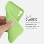 Husa pentru iPhone XR, Silicon, Verde, 45907.214 fotografia produsului View 4 S