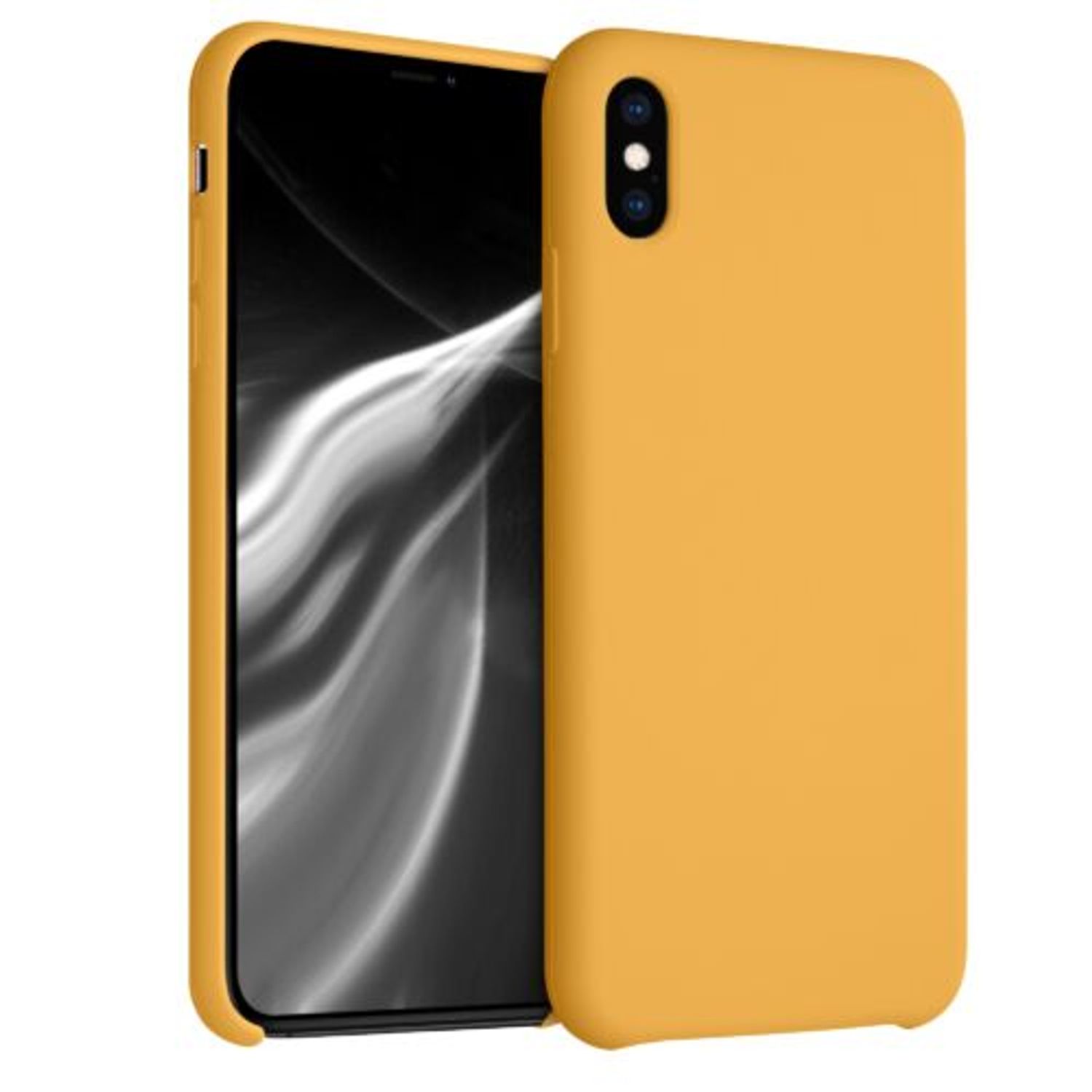Husa pentru Apple iPhone XS Max, Silicon, Galben, 45909.217 fotografia produsului