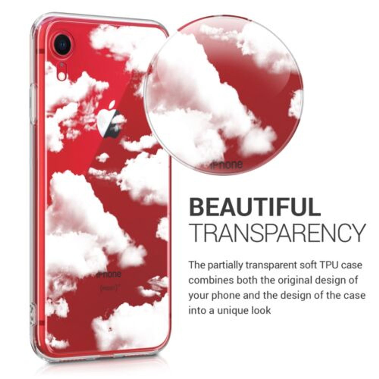 Husa pentru Apple iPhone XR, Silicon, Alb, 45915.25 fotografia produsului View 4 L