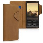 Husa pentru Blackberry Key2 LE, Piele naturala, Maro, 47113.24 fotografia produsului