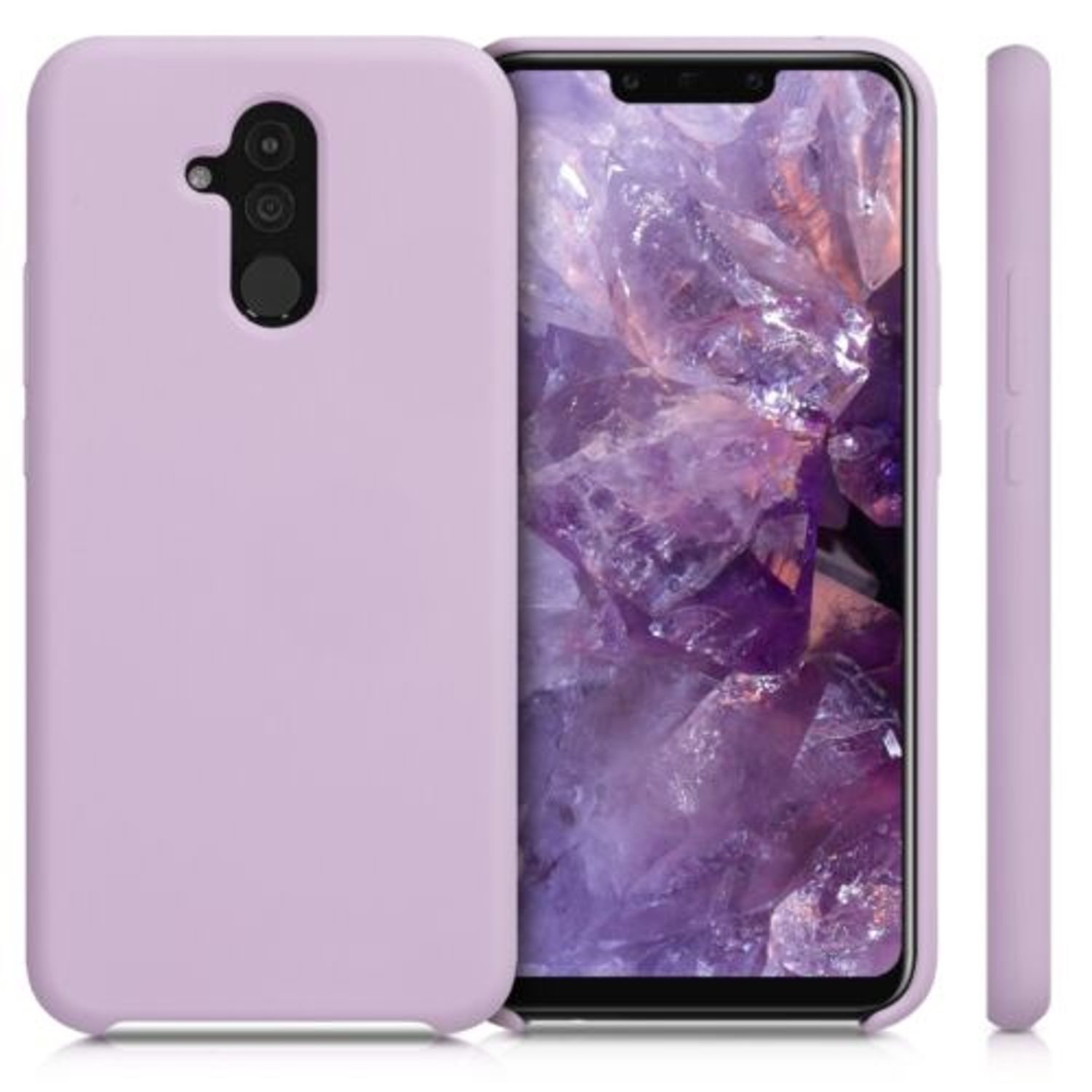 Husa pentru Huawei Mate 20 Lite, Silicon, Mov, 46310.140 fotografia produsului View 2 L