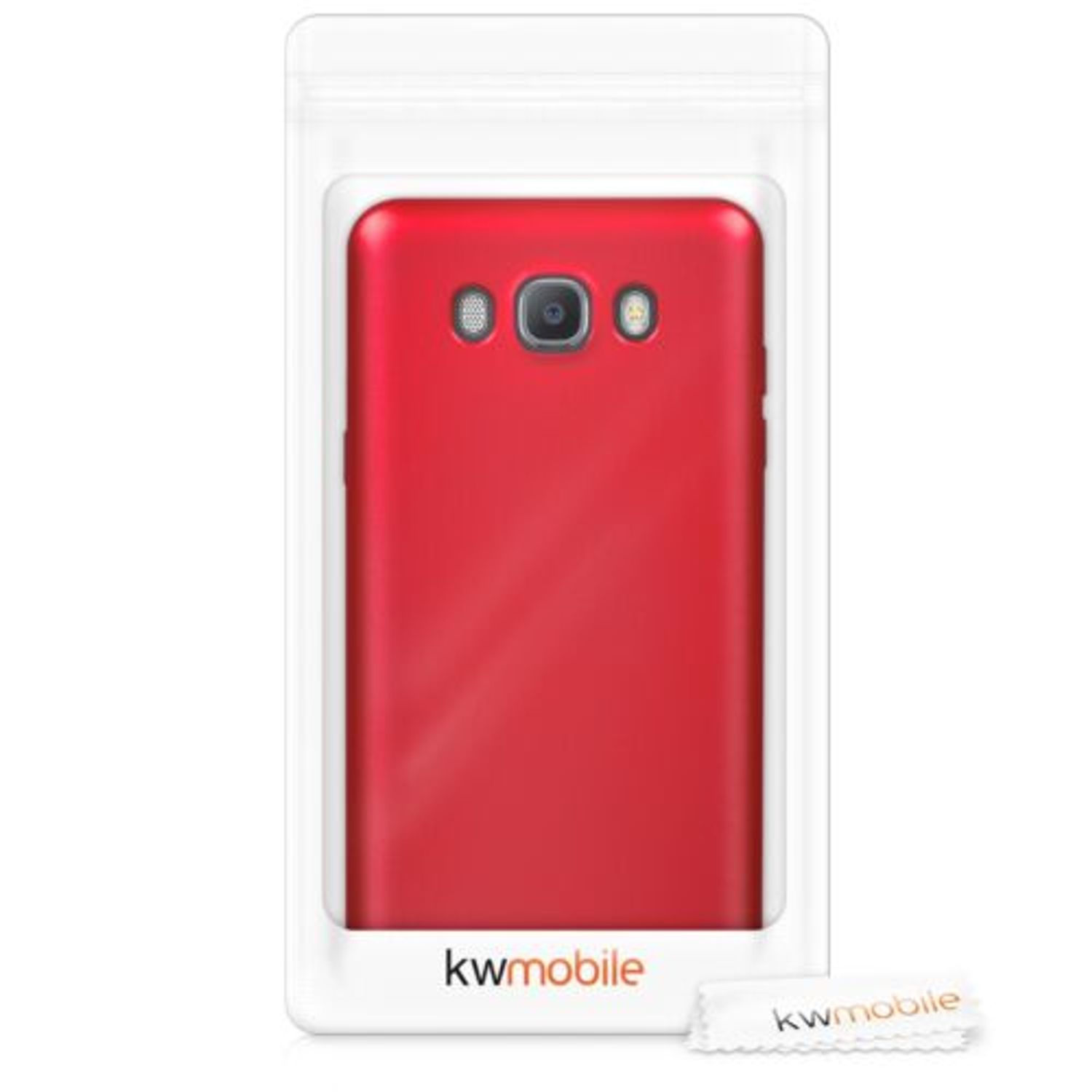 Husa pentru Samsung Galaxy J7 (2016), Silicon, Rosu, 41677.36 fotografia produsului View 7 L