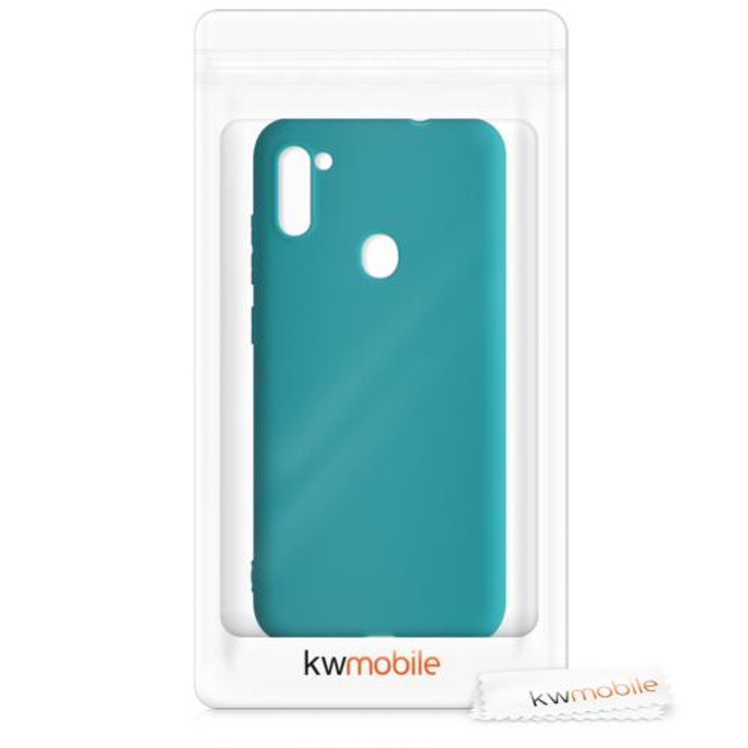 Husa pentru Samsung Galaxy M11, Silicon, Verde, 53598.57 fotografia produsului View 7 L