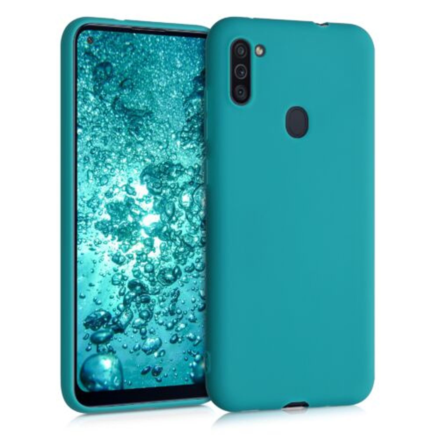 Husa pentru Samsung Galaxy M11, Silicon, Verde, 53598.57 fotografia produsului