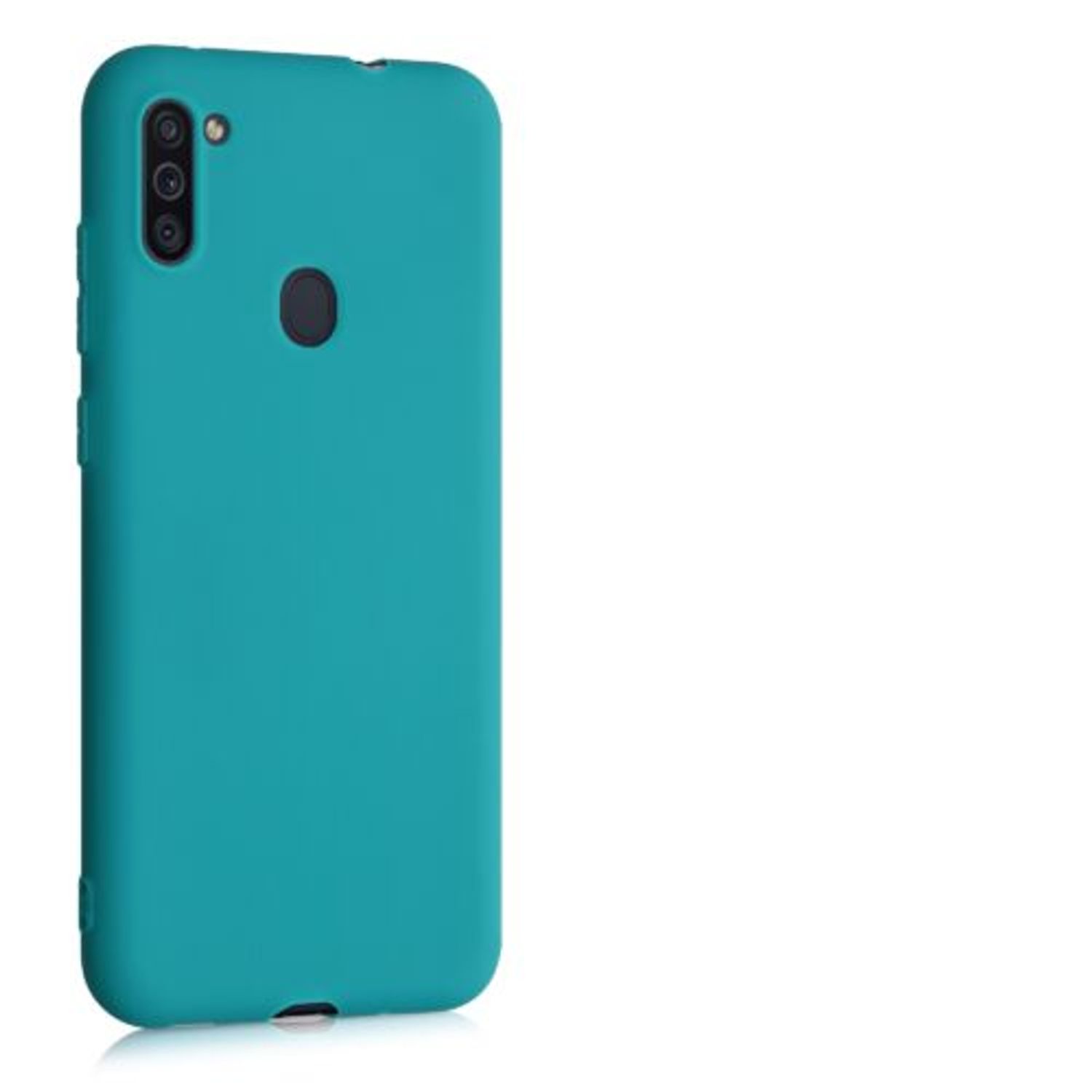 Husa pentru Samsung Galaxy M11, Silicon, Verde, 53598.57 fotografia produsului View 8 L