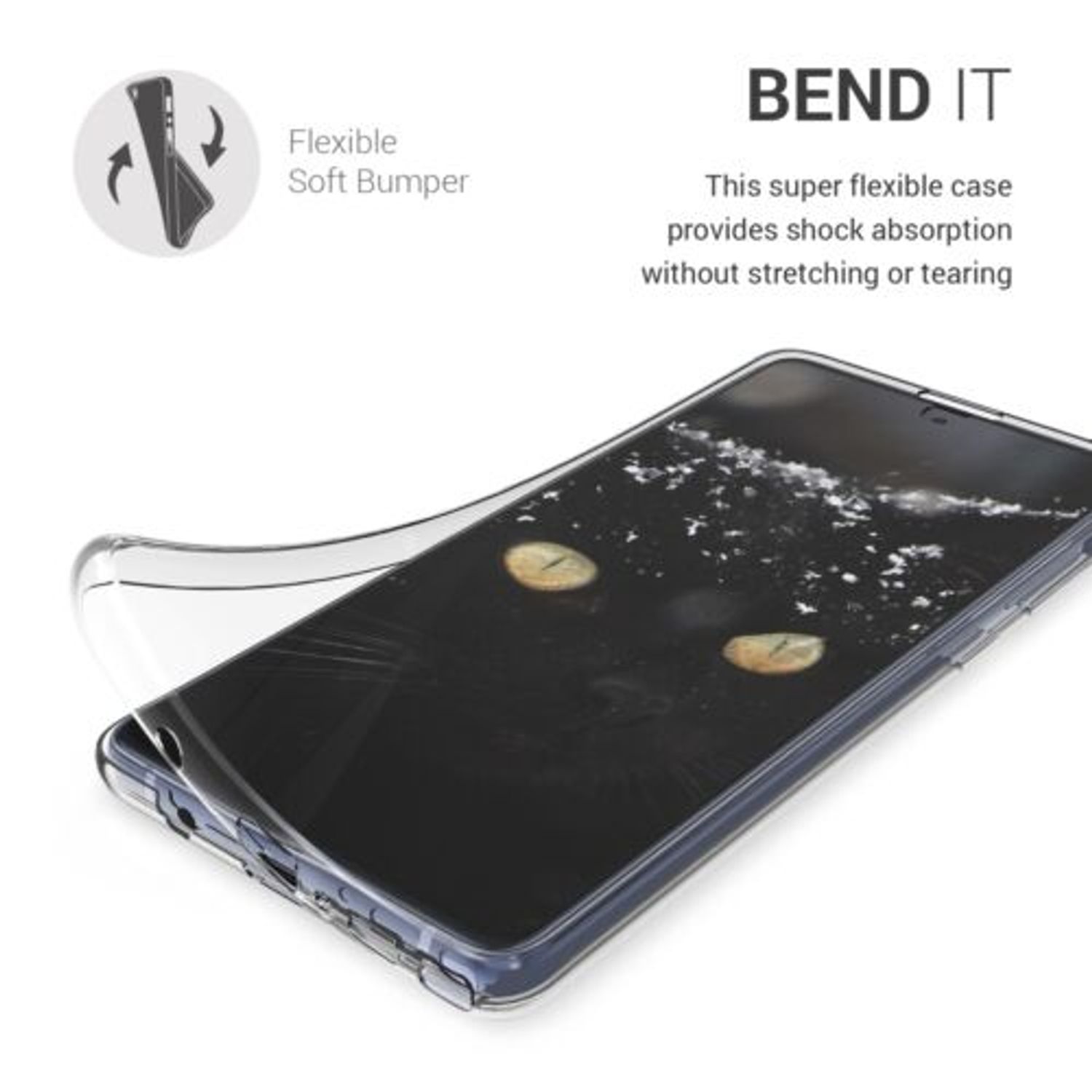 Husa pentru Samsung Galaxy Note 10 Lite, Silicon, Transparent, 51414.03 fotografia produsului View 3 L