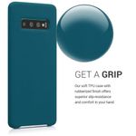 Husa pentru Samsung Galaxy S10, Silicon, Verde, 47732.57 fotografia produsului View 4 S