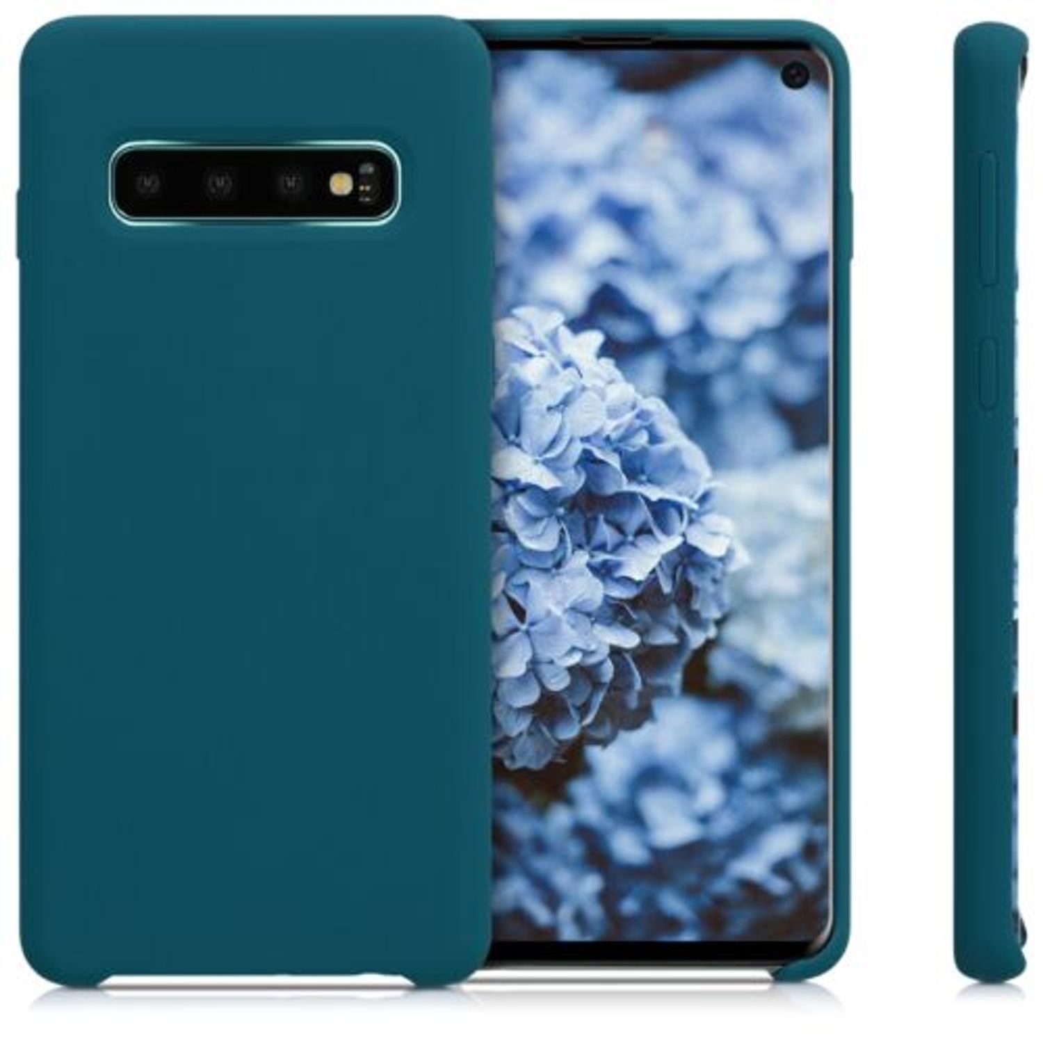 Husa pentru Samsung Galaxy S10, Silicon, Verde, 47732.57 fotografia produsului View 2 L