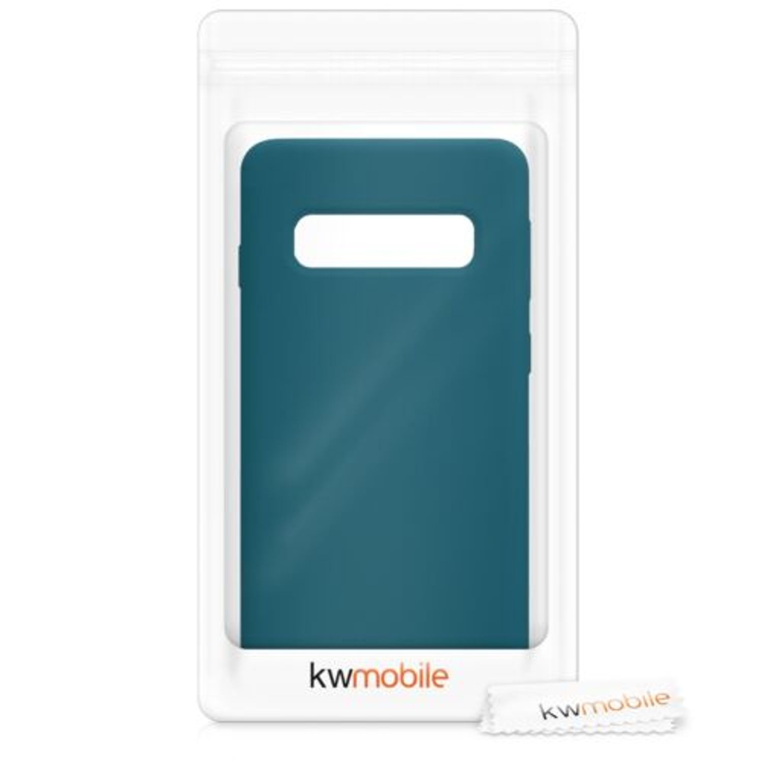 Husa pentru Samsung Galaxy S10, Silicon, Verde, 47732.57 fotografia produsului View 7 L